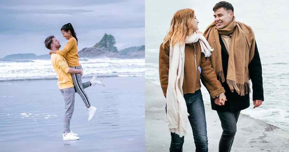 Beach-couple-poses