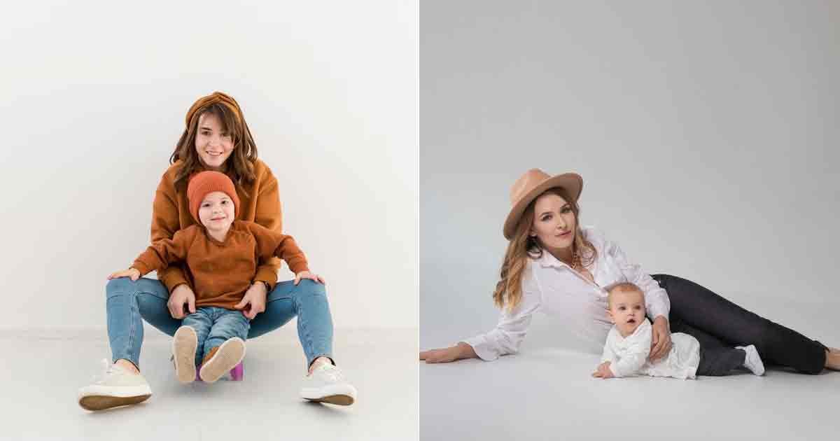 Posing-Mom-and-Baby-laying-down