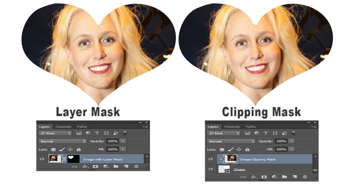 Layer Mask Building Examples Clipping Mask Explained - Photoshop Guide with Real Examples